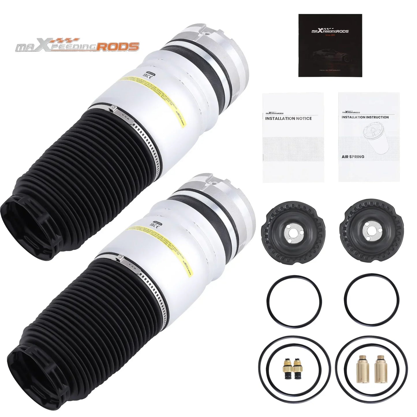 2X Federtasche für Luftfederung hinten für Porsche Cayenne 9PA 2003–2010 95535850300