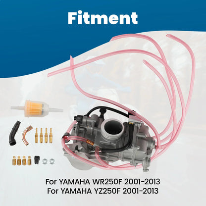 38mm förgasare för Yamaha 250F WR250 WR250F YZ250F 2001-2013 5XC-14101-G0-00