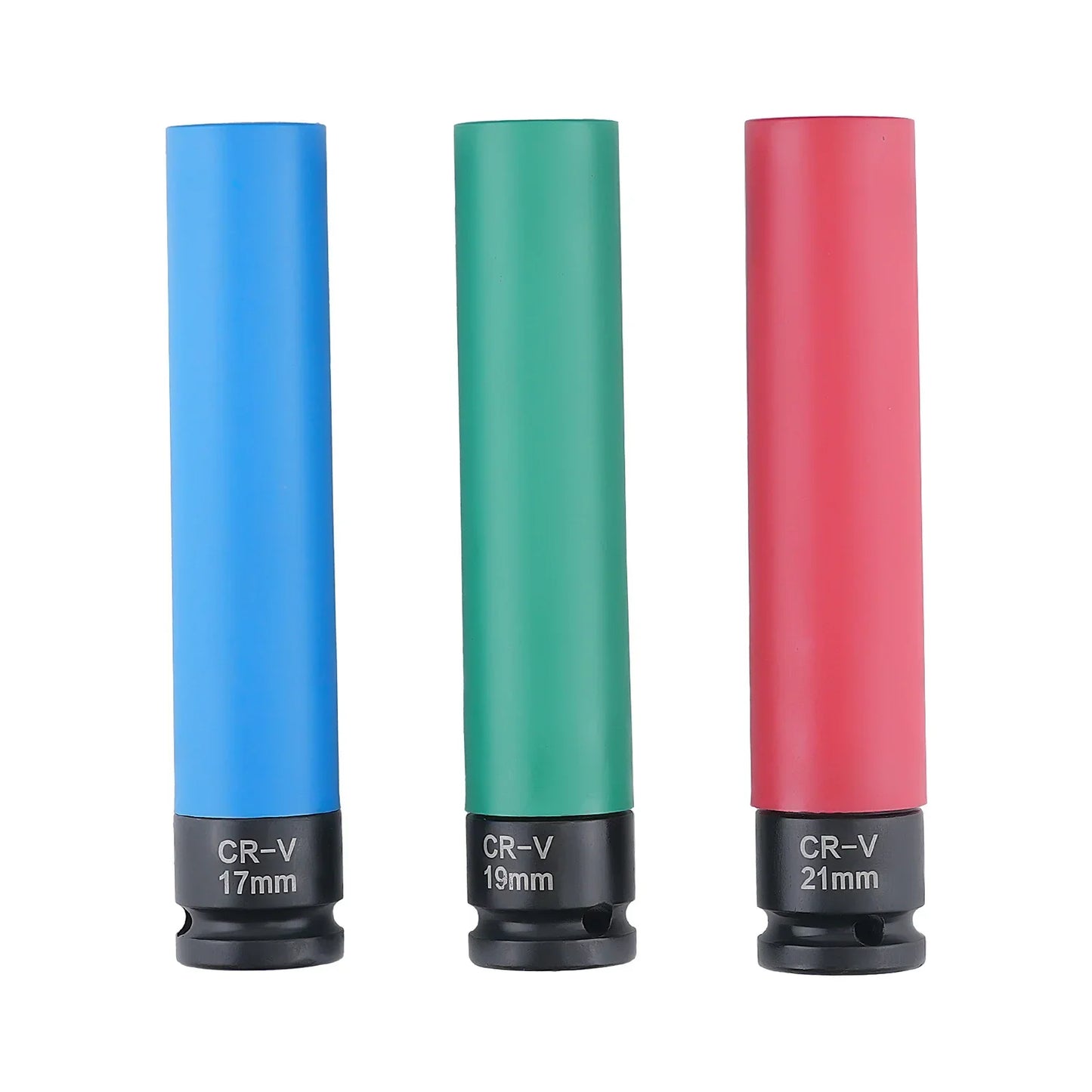 Zestaw nasadek udarowych do kół 1/2″ 17, 19 i 21 mm, 150 mm