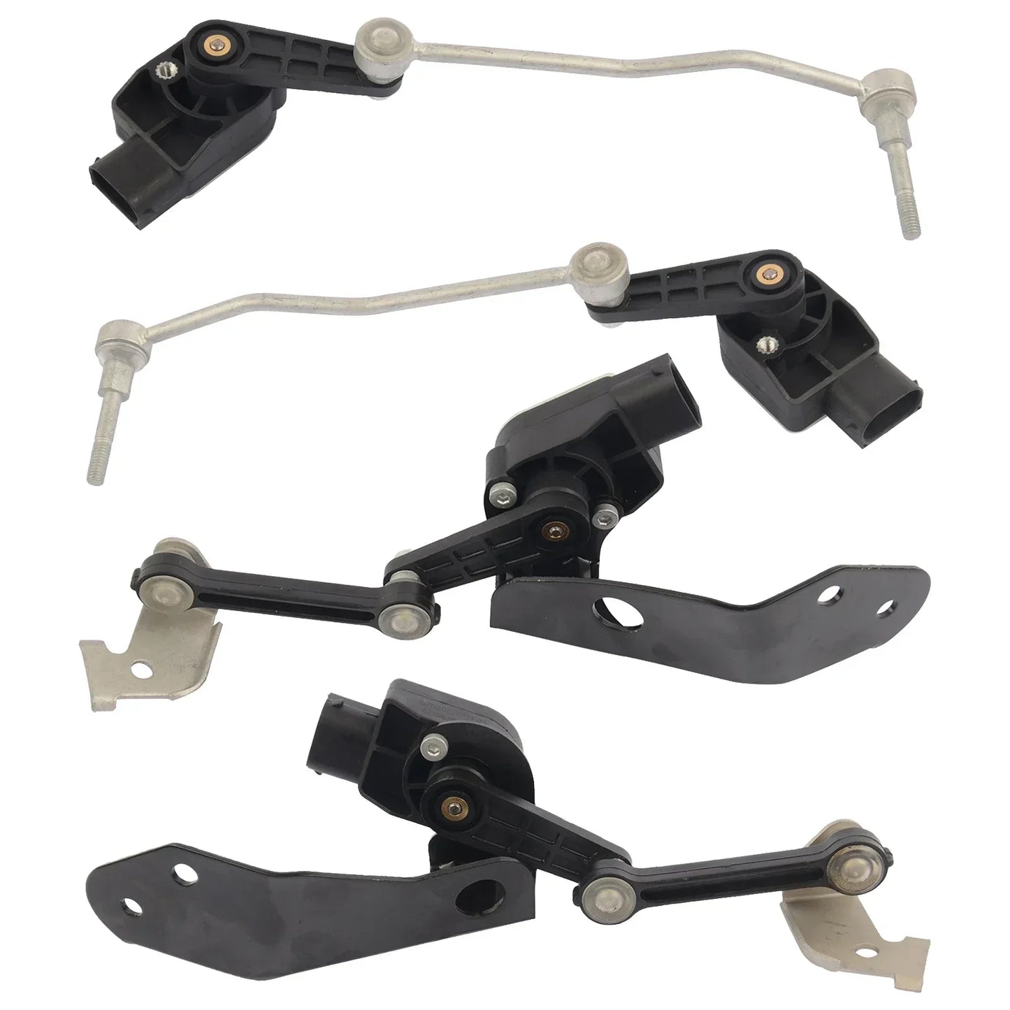 AP01 4 Stück Höhenniveausensoren vorne und hinten für Audi A8 S8 Quattro D3 4E2 4E8 3.0 4.2 4E0941285G