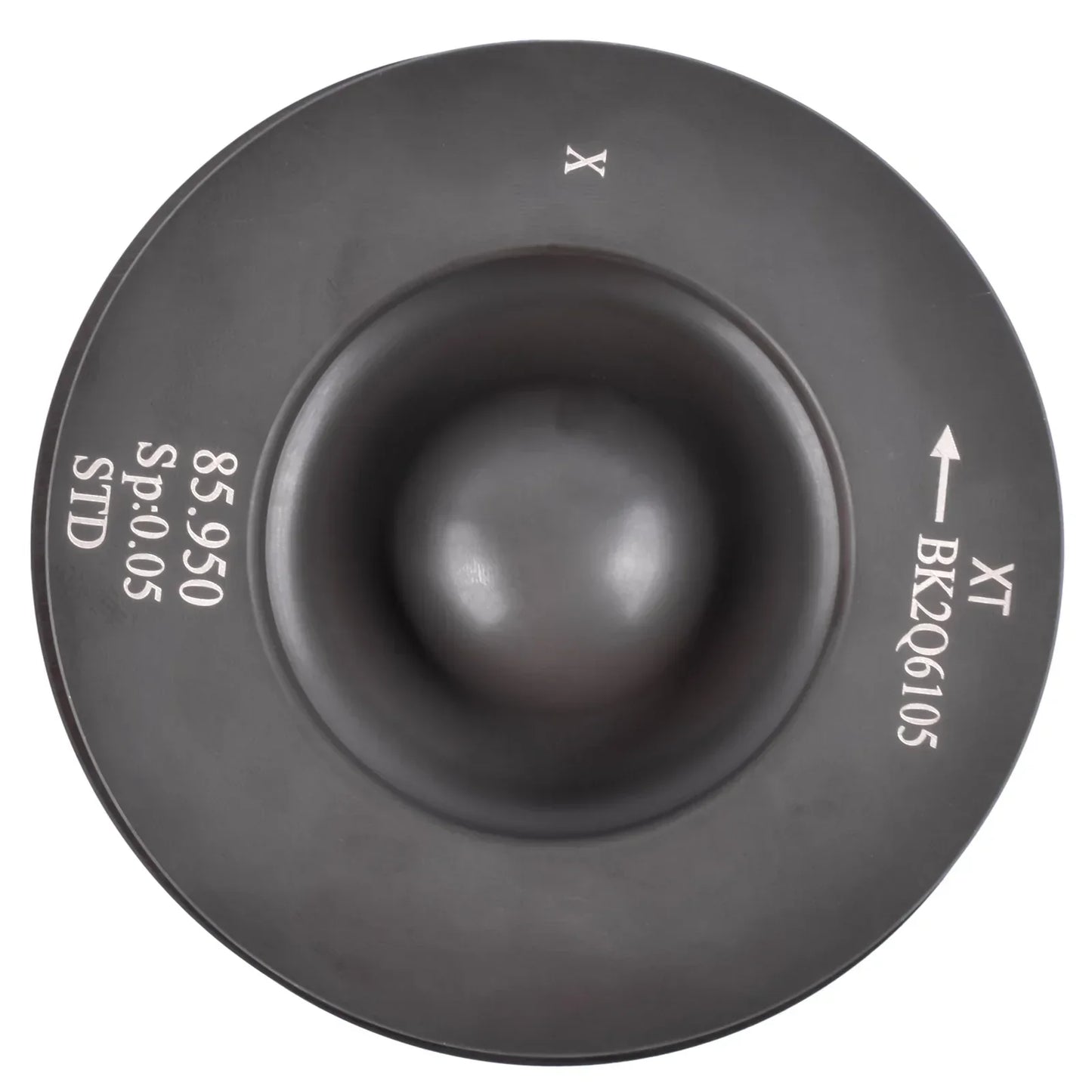 Czarny matowy trackball z białymi grawerowanymi oznaczeniami do ford transit i fiat ducato ap03 4 szt tłoków