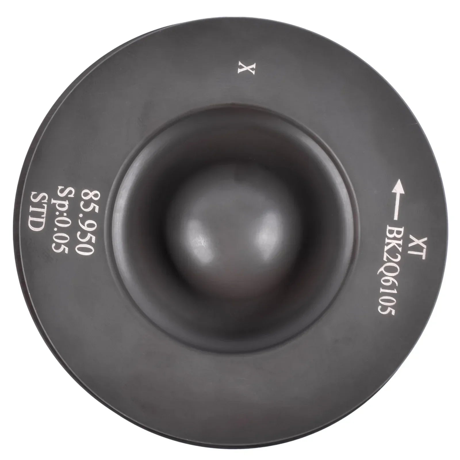 Czarny matowy trackball z białymi grawerowanymi oznaczeniami do ford transit i fiat ducato ap03 4 szt tłoków