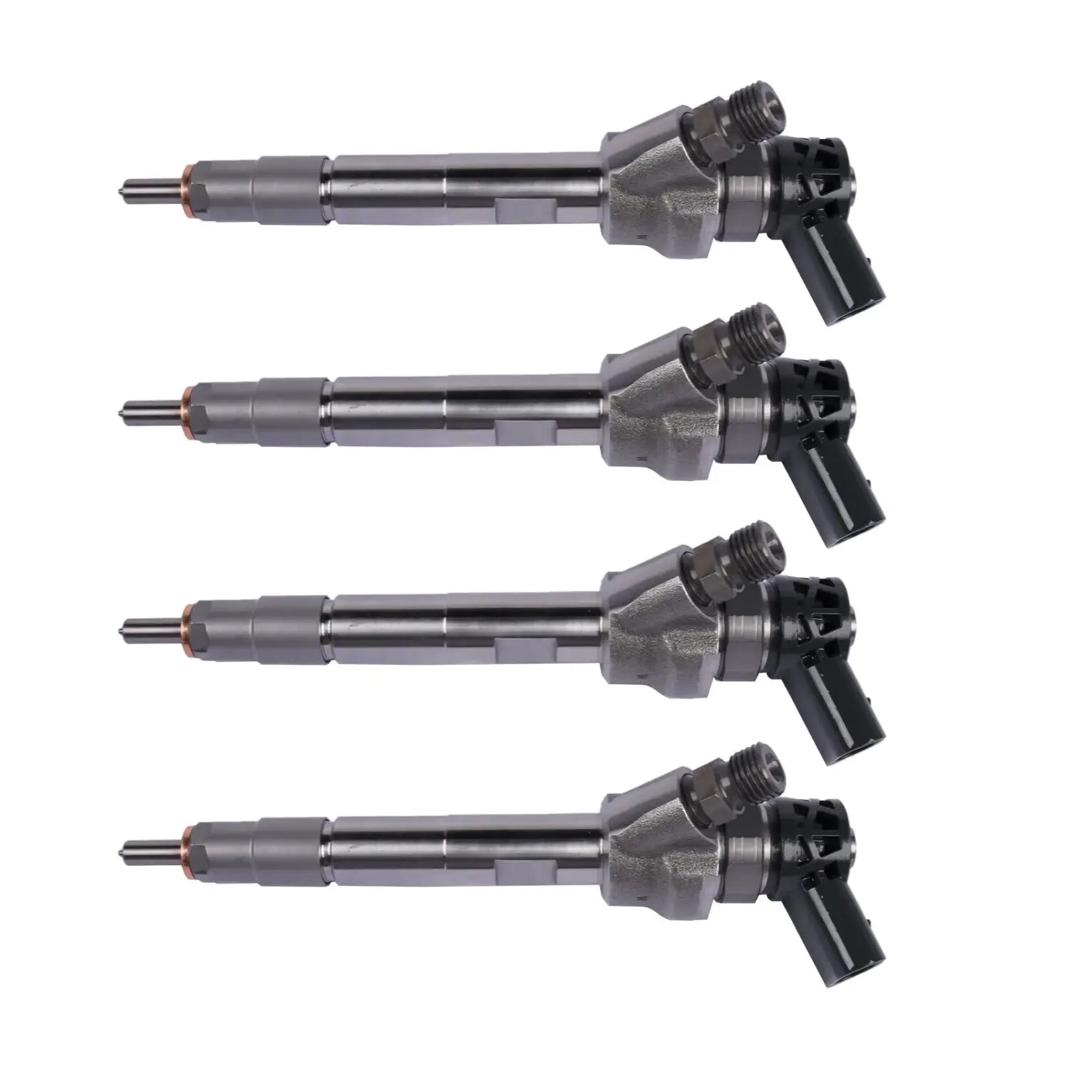 Cztery identyczne metalowe wtryskiwacze diesla ap03 oem part do bmw n47 czarny plastik cm3 bmw