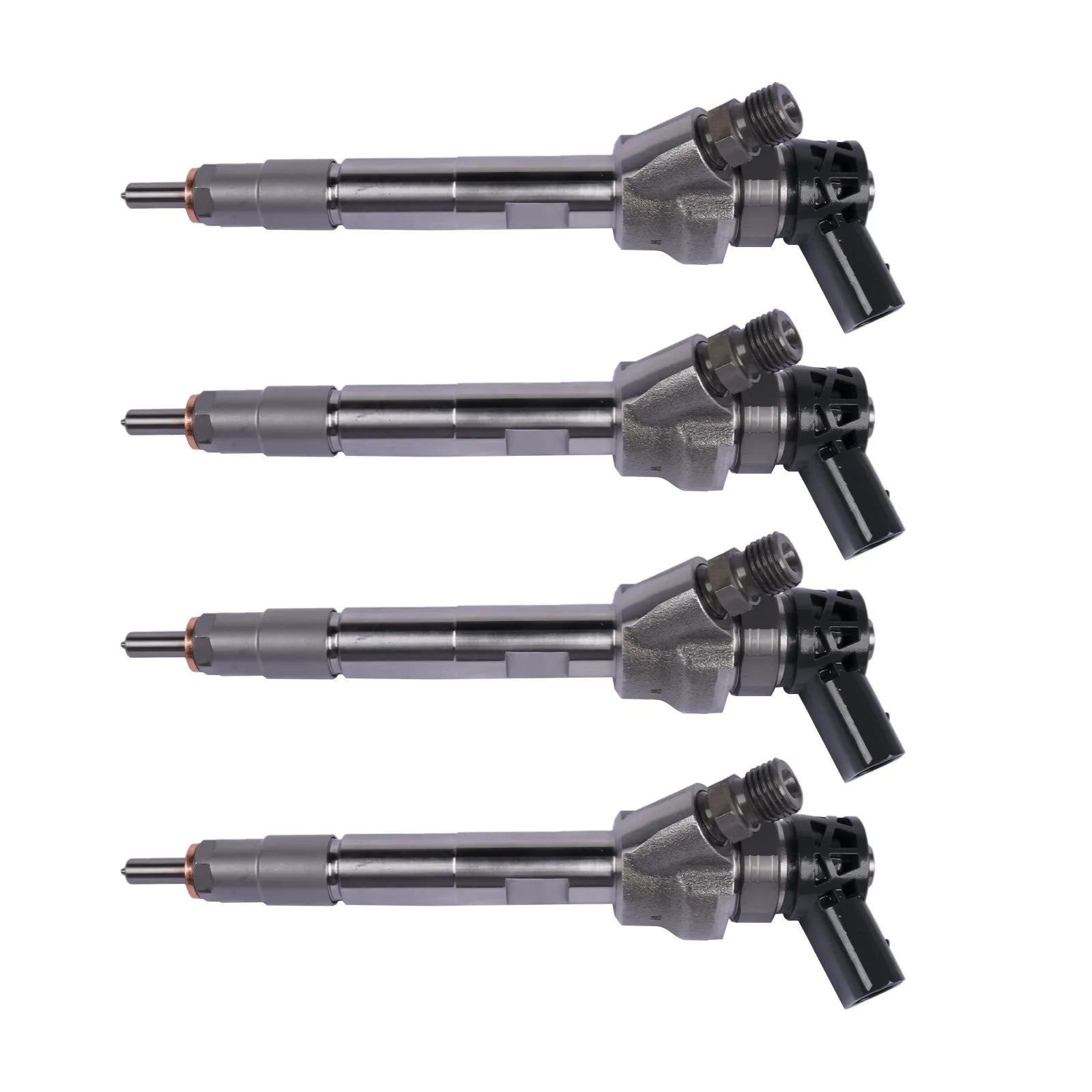 Cztery identyczne metalowe wtryskiwacze diesla ap03 oem part do bmw n47 czarny plastik cm3 bmw