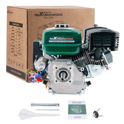 7hk 212cc bensinmotor Horisontell motor E-Start för vattenpump högtryckstvätt