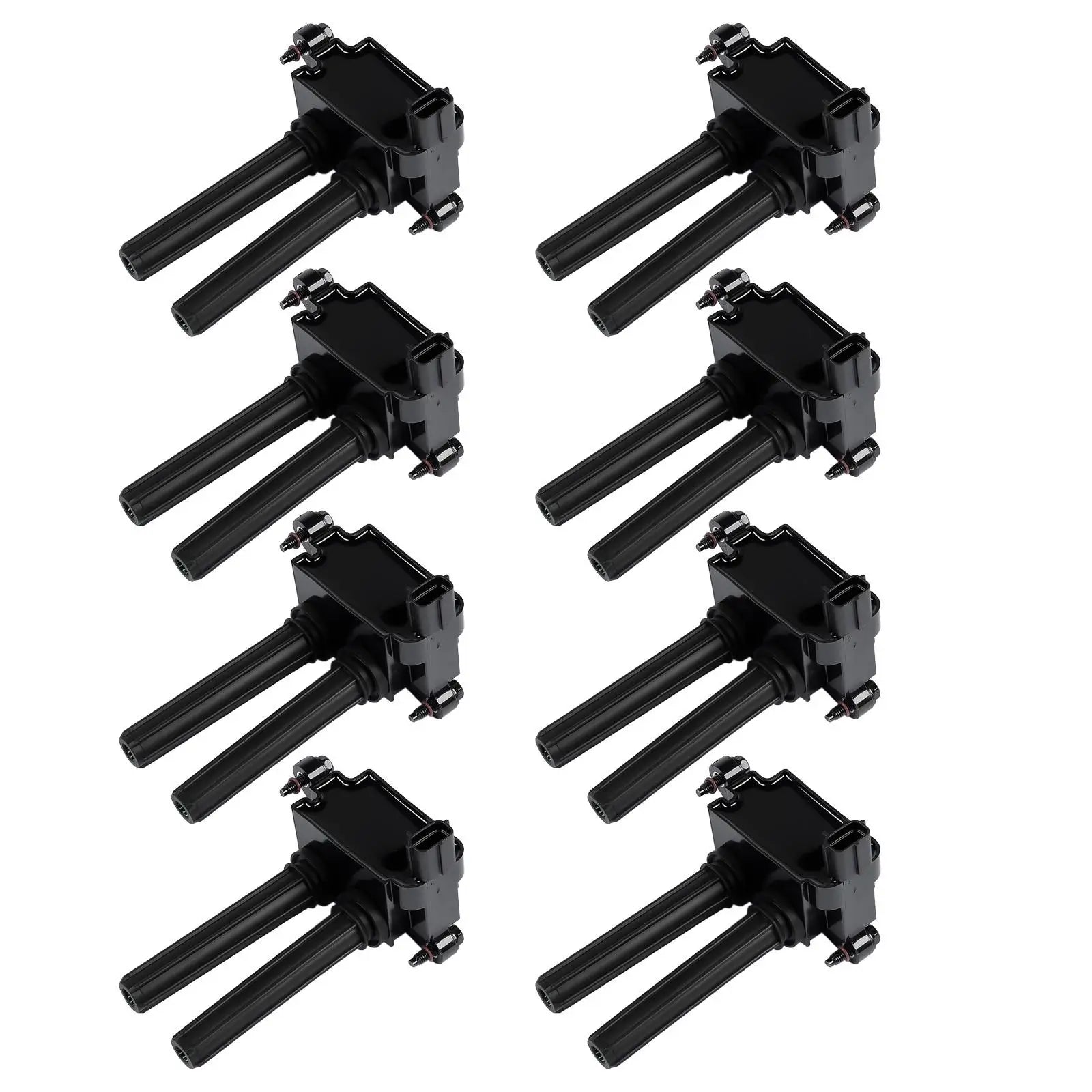 Czarne cewki zapłonowe ap01 8x do jeep grand cherokee dodge charger dodge challenger w siatce