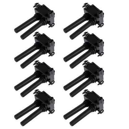 Czarne cewki zapłonowe ap01 8x do jeep grand cherokee dodge charger dodge challenger w siatce
