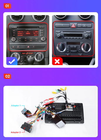 Radio nawigacja Audi a3 8p 2003 - 2011 Sportback Carplay Android Auto