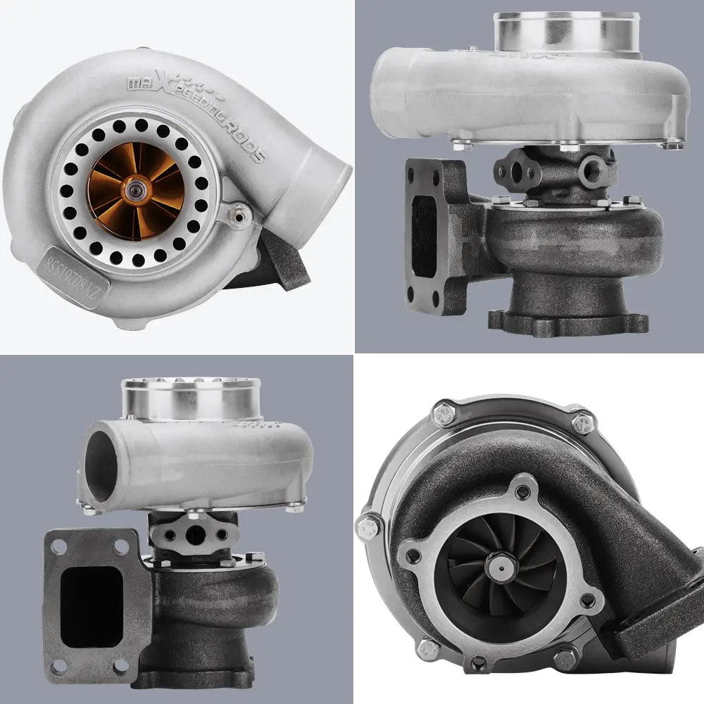 Billet GT35 GT3582 Turbo A/R.63 Com.70 T3 Wate Universal Turbocharger 4/6 Cyl