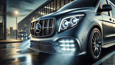 Jak zainstalować reflektory LED projektora w Mercedesie Sprinter Maybach?