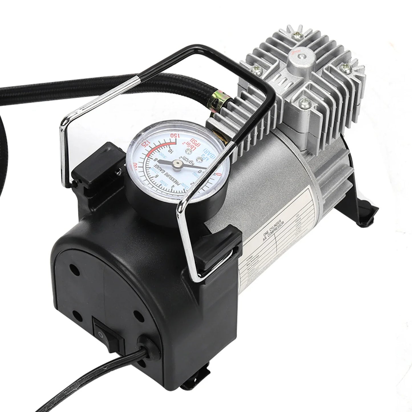 Luftfederung mit 12-V-Kompressor-Kit für Ford Transit 2001–2024, 4000 kg, 75 PSI