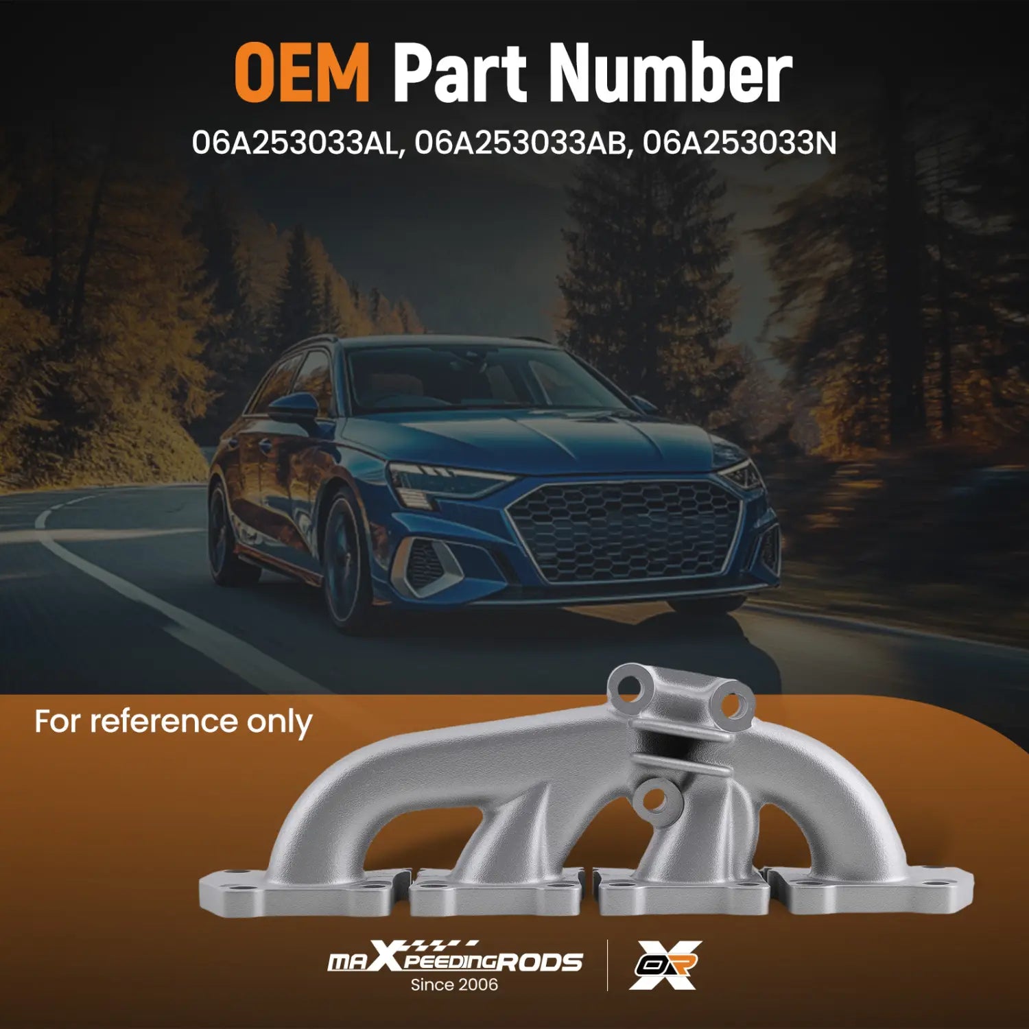 Nowy Kolektor Wydechowy Z Uszczelką Do Audi A3 TT Jetta 1.8T 1999-2005