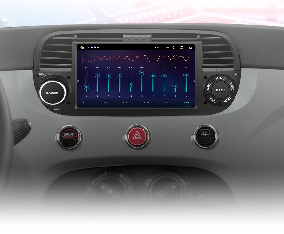 Radio voor Fiat Tipo/Egea 2015 - 2017 Multimediasysteem GPS Android Auto met CarPlay