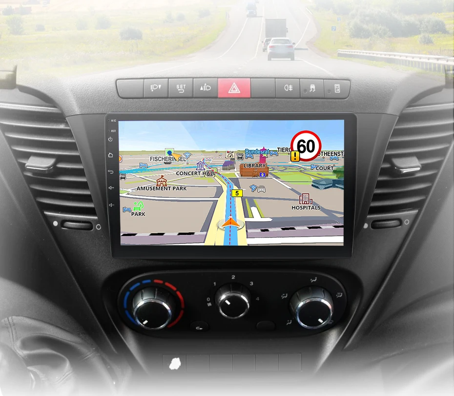 Radio voor Iveco Daily 2014 - 2021 – CarPlay, multimedia en GPS 2-DIN met AI Voice Android Auto