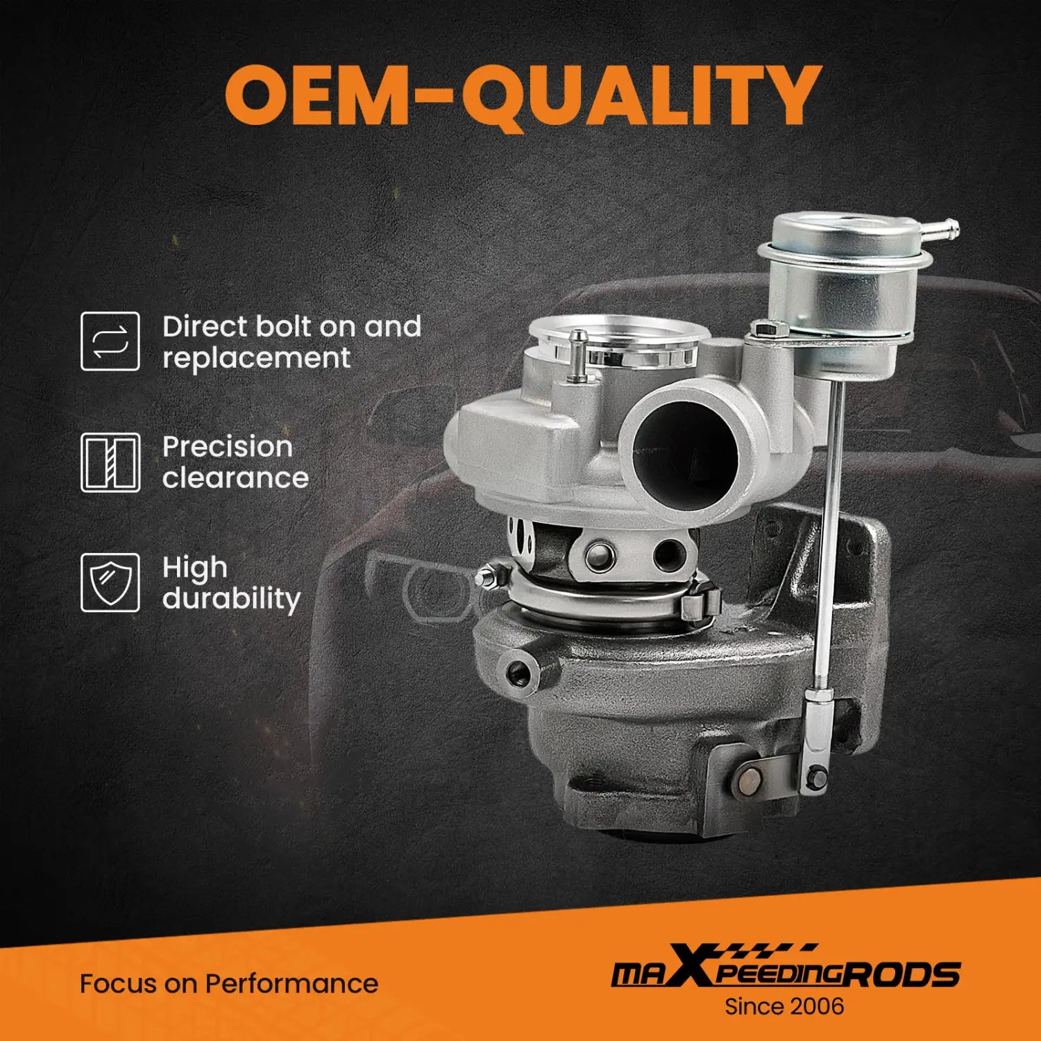 Turbo Turbocharger for Saab 9.03 9.05 AERO 2.3L 2.0L B235R 55559825 49189-01800 for 9-3 9-5 225 230 HP 99-00