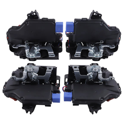 4x Bakre främre dörrlås Spärrställdon för VW GOLF PLUS 05-13 3D1837015AC