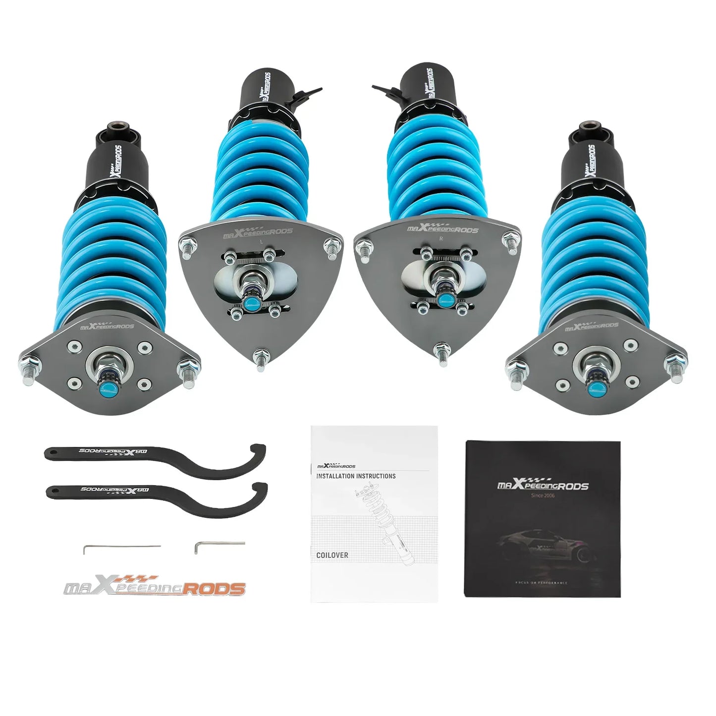 MaXpeedingrods T6 Adjustable Coilovers Suspension For Subaru Impreza WRX 2008-14