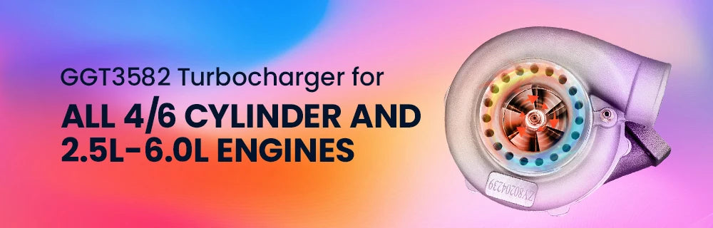 GT30 GT3037 GT3076 4 bolts Flange A/R 0.6 0.82 Water Cool Universal Turbocharger for All 4 / 6 cyl 2.5L-3.0L engines