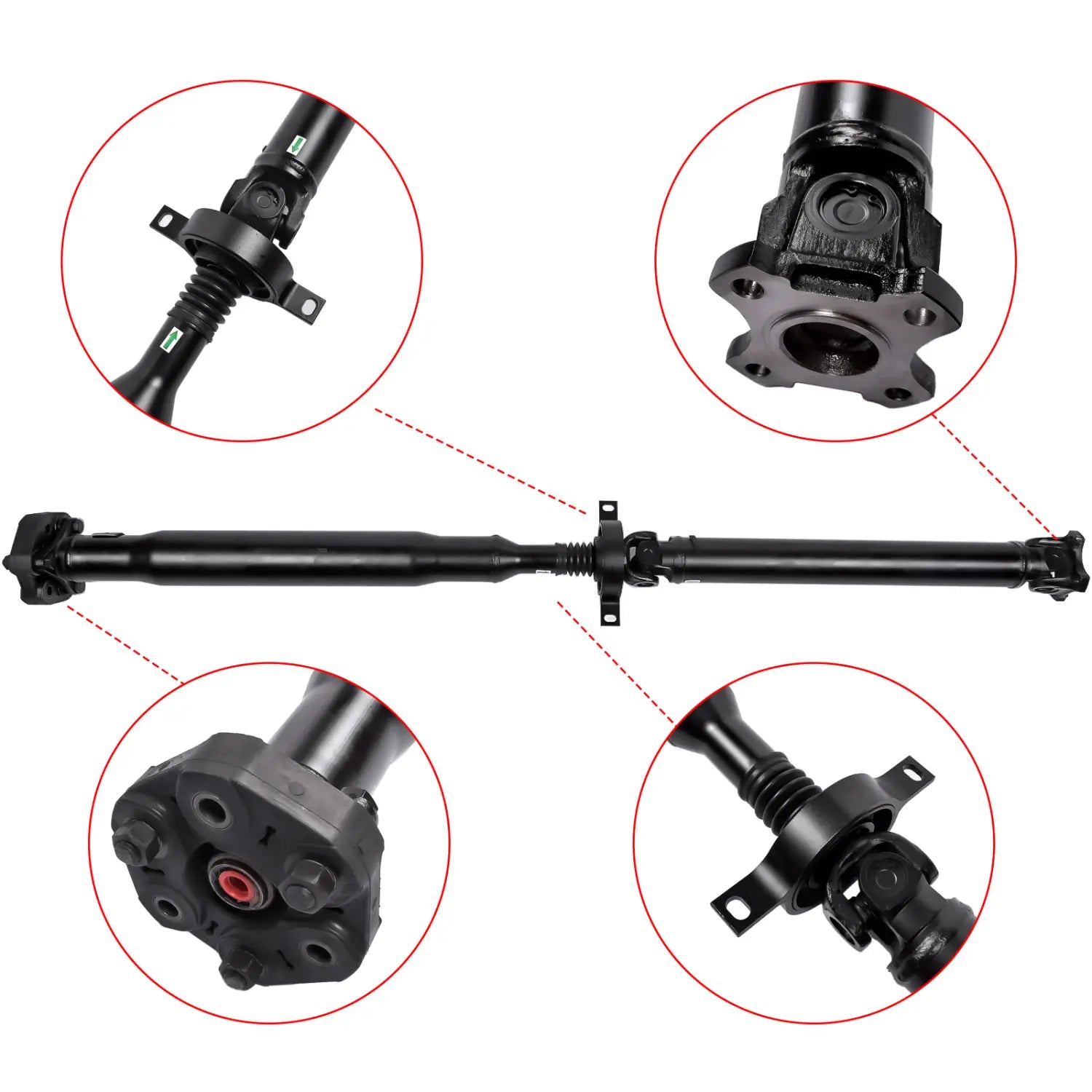 AP03 Cardan Shaft Drive Shaft for BMW 1 118D E87 26117550770 26117545280 1443mm