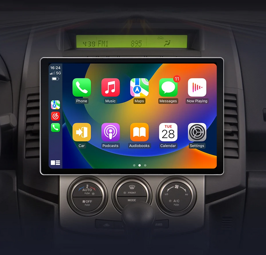 Radio do Mazda 5 od 2005 - 2010 z AI Voice, Bezprzewodowym CarPlay i Android Auto