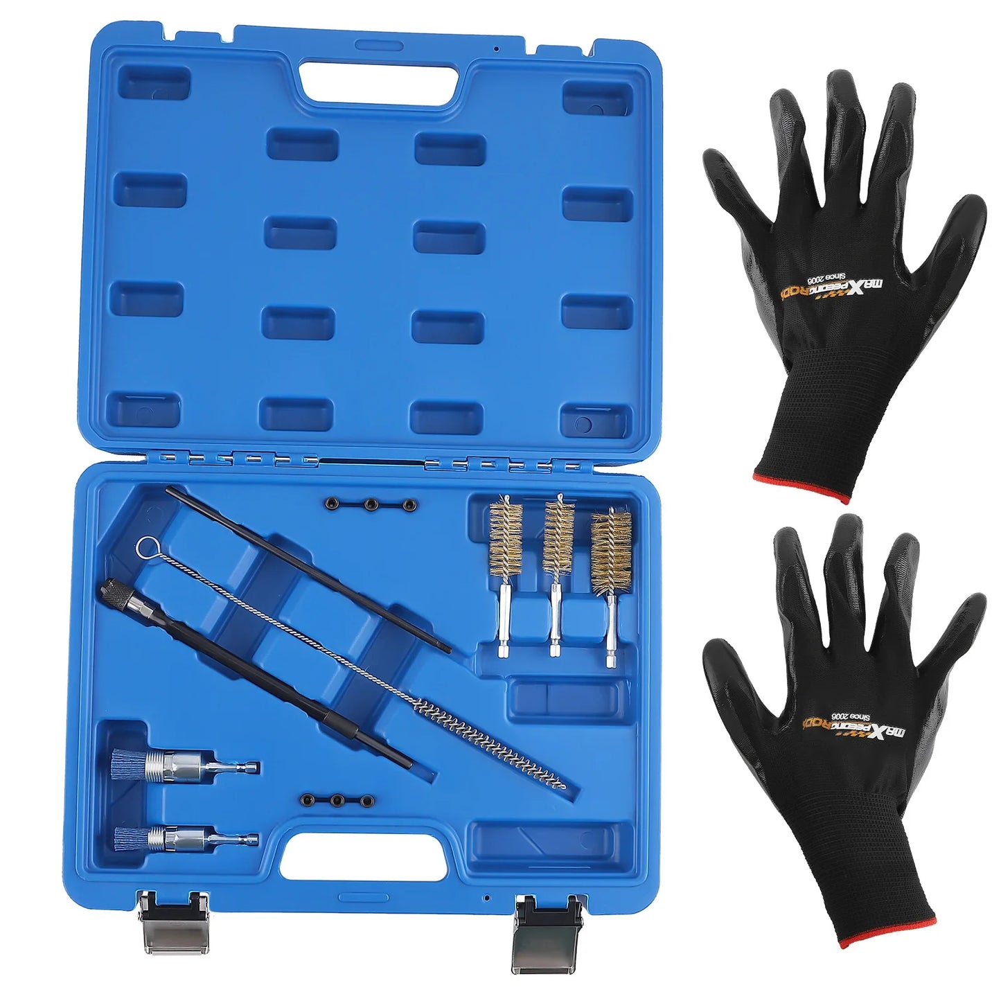 Injector for Seat Shaft Cleaning Set Injector for Seat s Cleaning Brushes Tools Kit-14Pcs