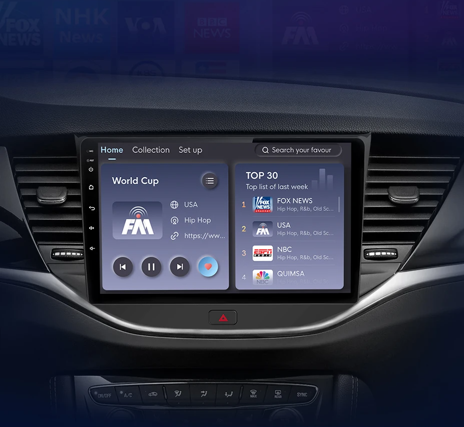 Radio voor Opel Astra K 2015 - 2019 – Draadloos CarPlay en Android Auto