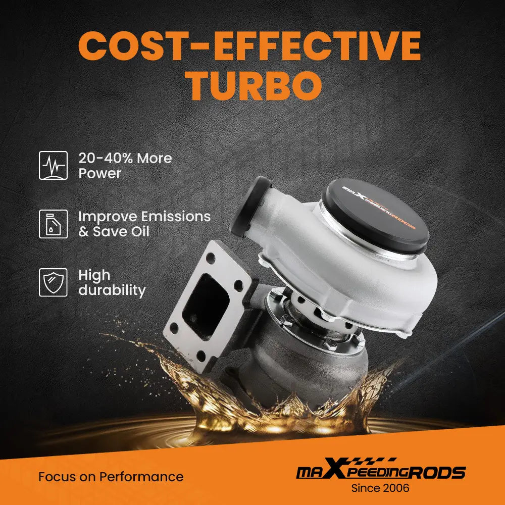 GT30 GTX3071R GT3071R GT3076 Universal Turbo charger Turbocharger for 4 / 6 cyl 2.5L-3.0L Boost Horse Power up to 500BHP