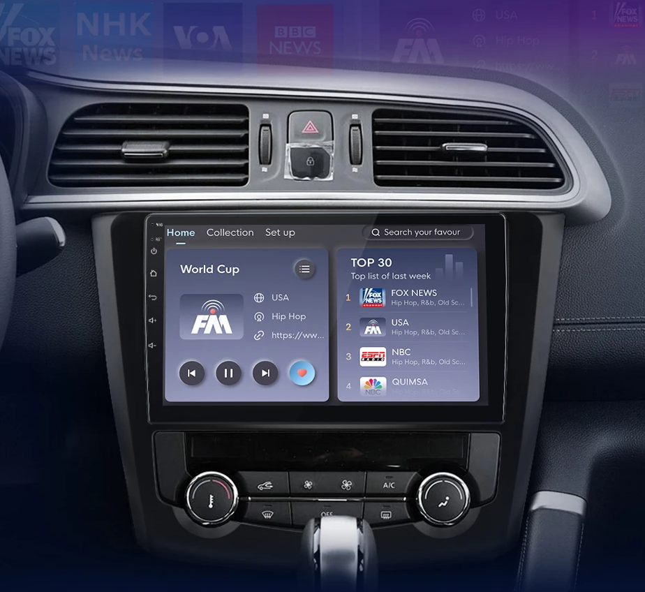 Rádió a Renault Kadjar 2015-2019-hez – vezeték nélküli CarPlay és Android Auto, integrációs rendszer