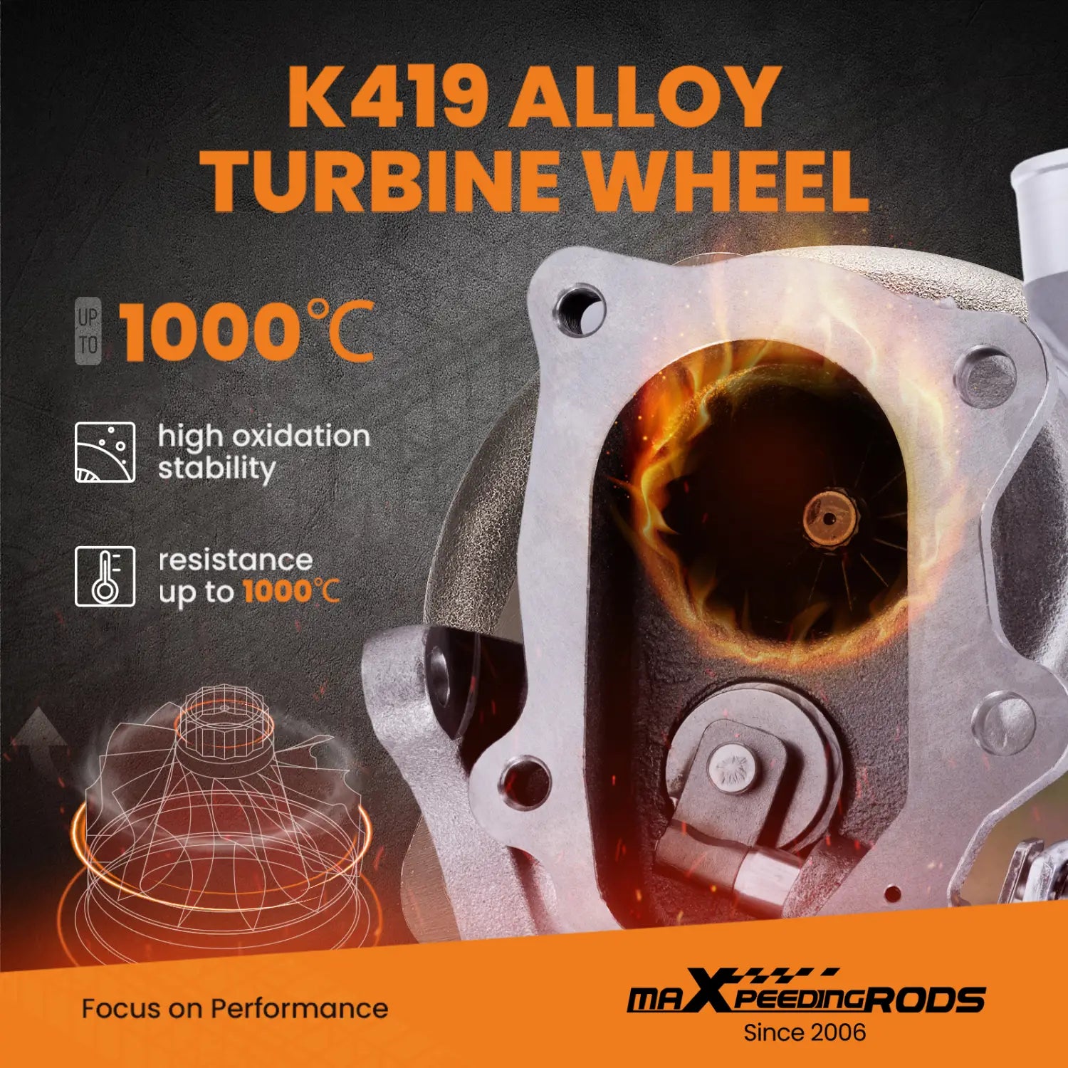 Billet Turbo For Subaru Impreza WRX Subaru Forester 14412-AA360 Water cooled 4937704300 4937704100 4937704200 4937704363