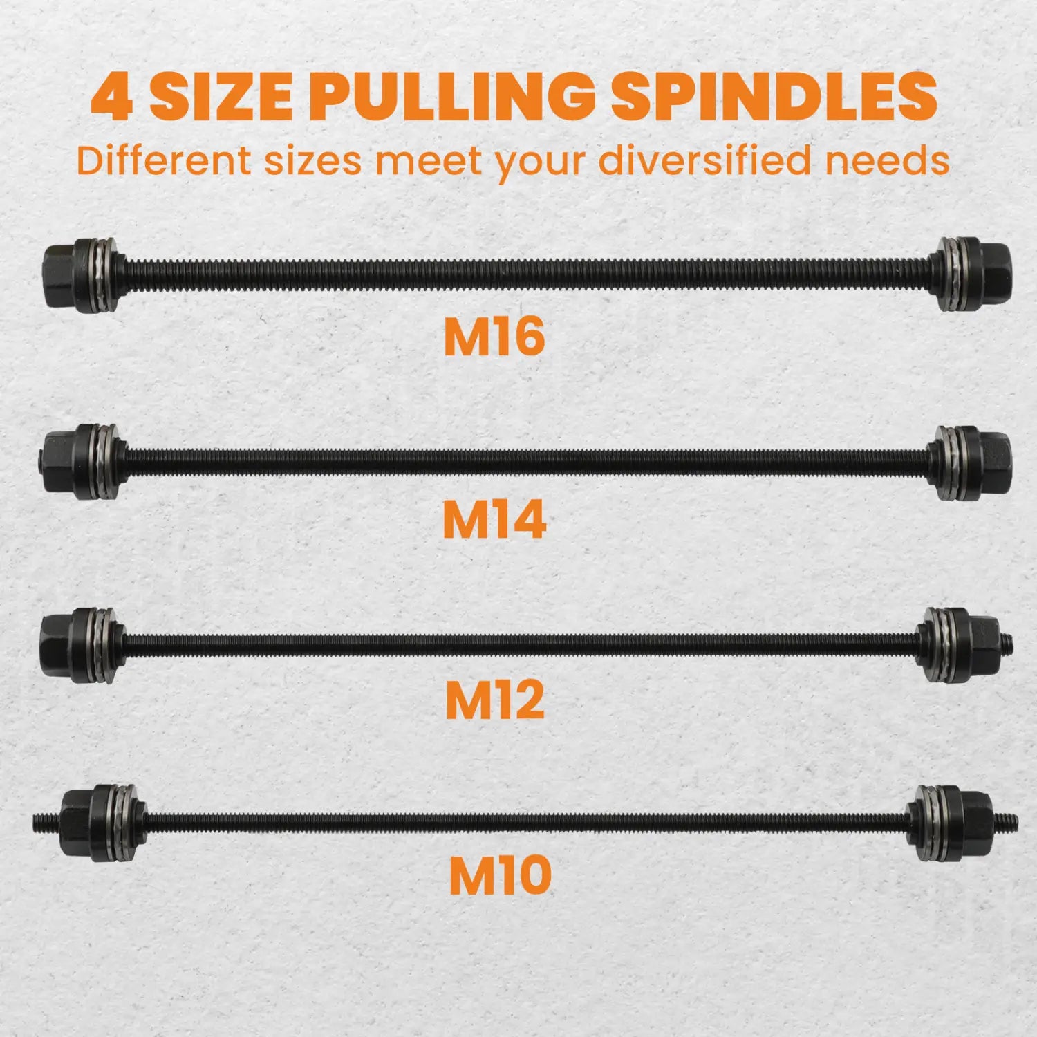 Universal 26 Pieces Pull Press Sleeve Kit Bearings Seal Removal Bushing Driver M10. M12. M14. M16. Bushing Disassembly