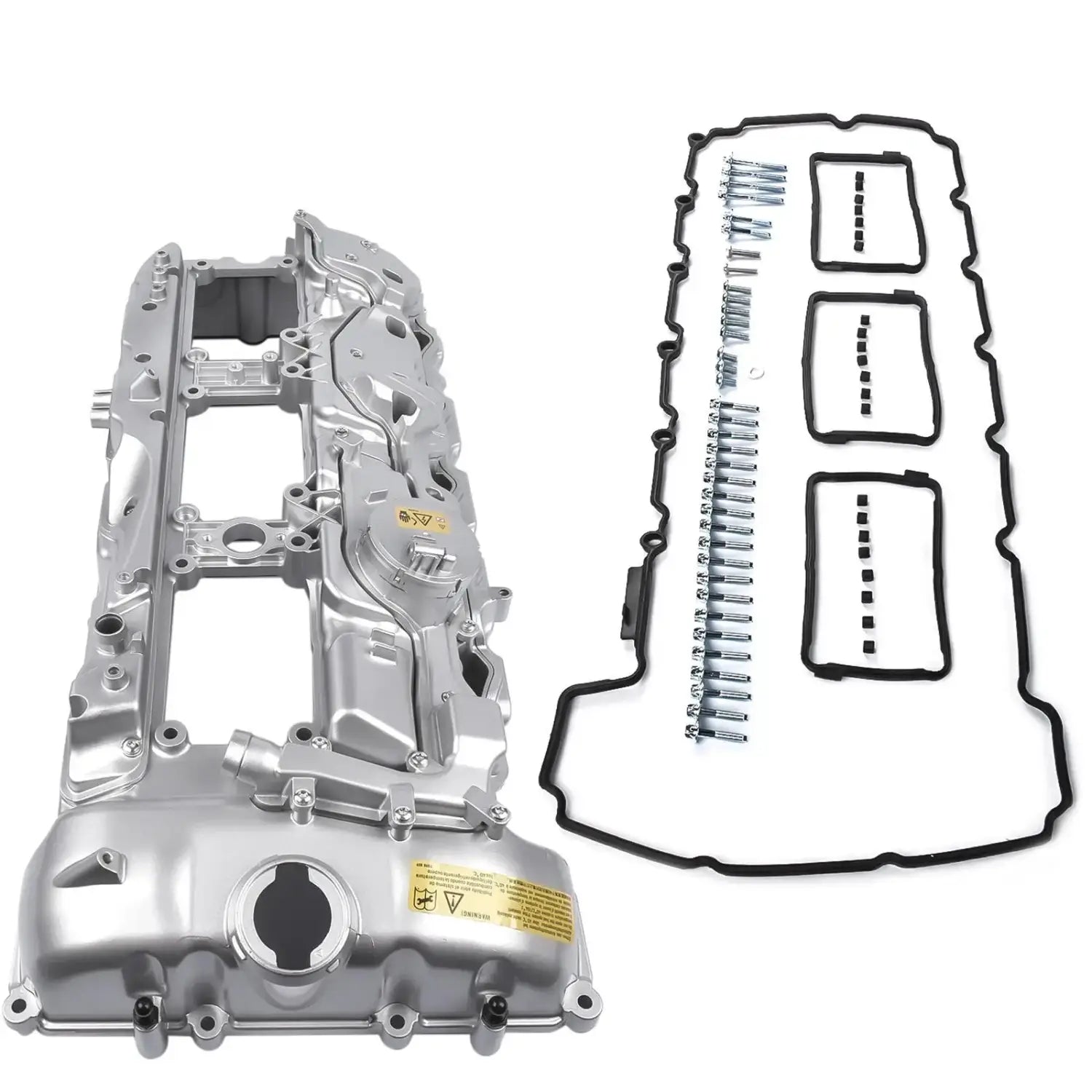AP03 Aluminum Valve Cover w/Gasket + Cap for BMW 135i 335i 535i 640i 740i X3 X5 N55 NEW