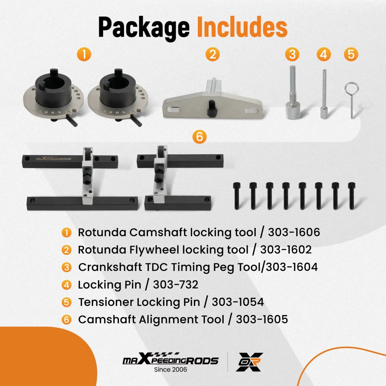 Timing Tool Kit for Ford B-MAX C-MAX EcoSport 1.0 EcoBoost Engine 303-1605