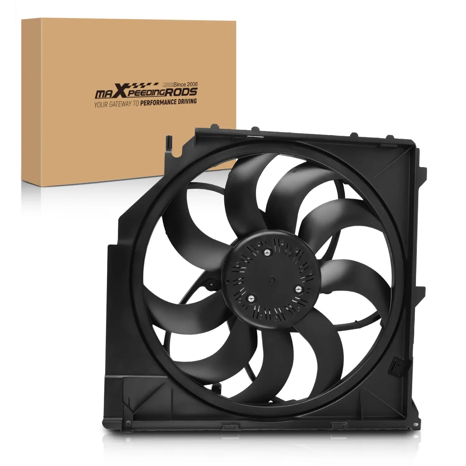 Radiator Cooling Fan Assembly for BMW X3 2.5i/3.0i/3.0si/xDrive30i 2004-2010