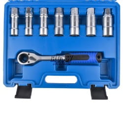 AP03 Set of 18 Shock Absorber Nut Tool Set Suspension Strut Strut Bearing Change Special Socket 1/2 Inch Drive