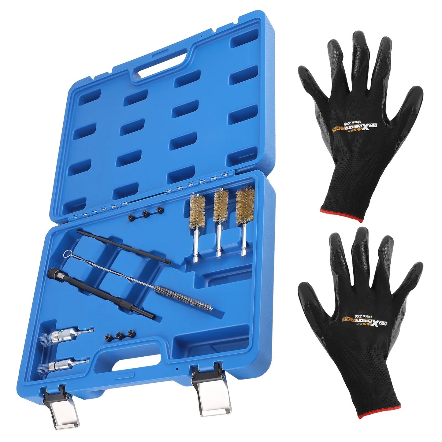 Injector for Seat Shaft Cleaning Set Injector for Seat s Cleaning Brushes Tools Kit-14Pcs