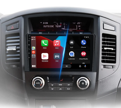 Radio voor Mitsubishi Pajero 4 van 2006 - 2014 | CarPlay en Android Auto | Aanraakscherm