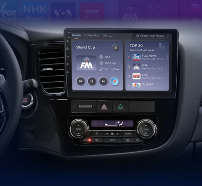 Raidió do Mitsubishi Outlander 3 ó 2012 - 2018 AI Voice Android Auto CarPlay Compatible