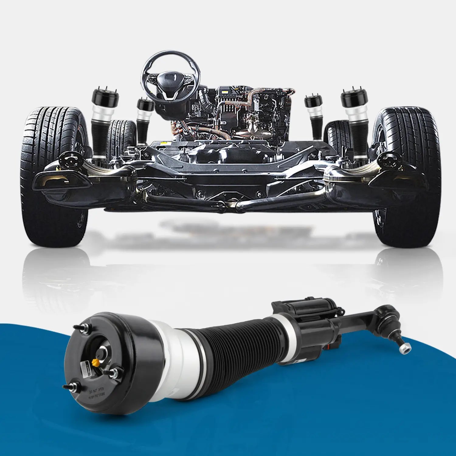 Air Ride Suspension Shock Strut For Mercedes S-Class W221 C216 4Matic 2213200538 for CL550 S450 S350 2007-2013 S550