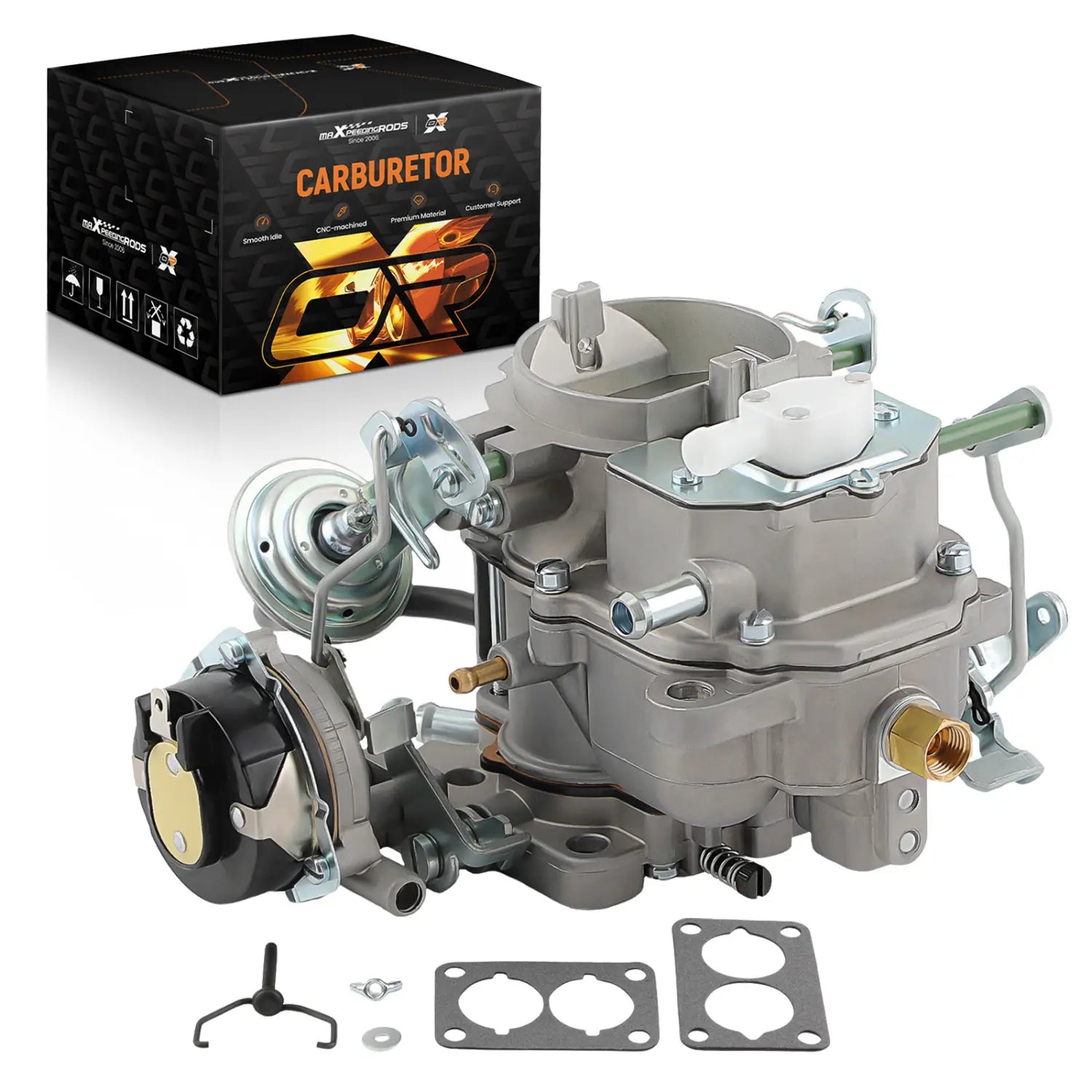 2-Barrel Carb Carburetor Fits for Jeep CJ BBD 6 CYL Engine 4.2 L 258 CU 8363 2-Barrel Electric Carburetor Kit
