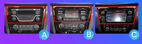 Radio nawigacja Nissan Qashqai j11 Nissan x trail T32 2014-2017 Android Auto Carplay