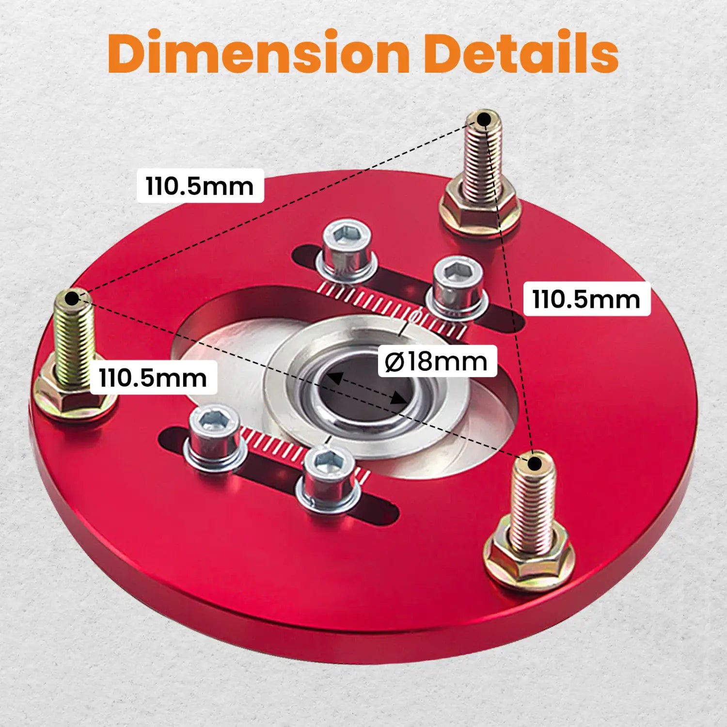 Front Camber Plate Upper Mount for BMW E36 3 Series 320i,323i,325i 328i 1993-1999 Suspension Top Mounts