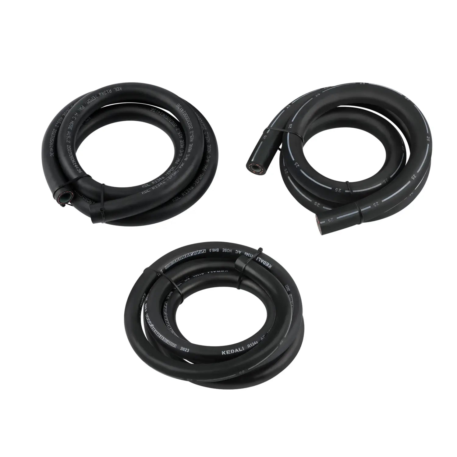 Universal 134a Air Conditioning Hose Kit & Black Drier & O-Ring Fittings
