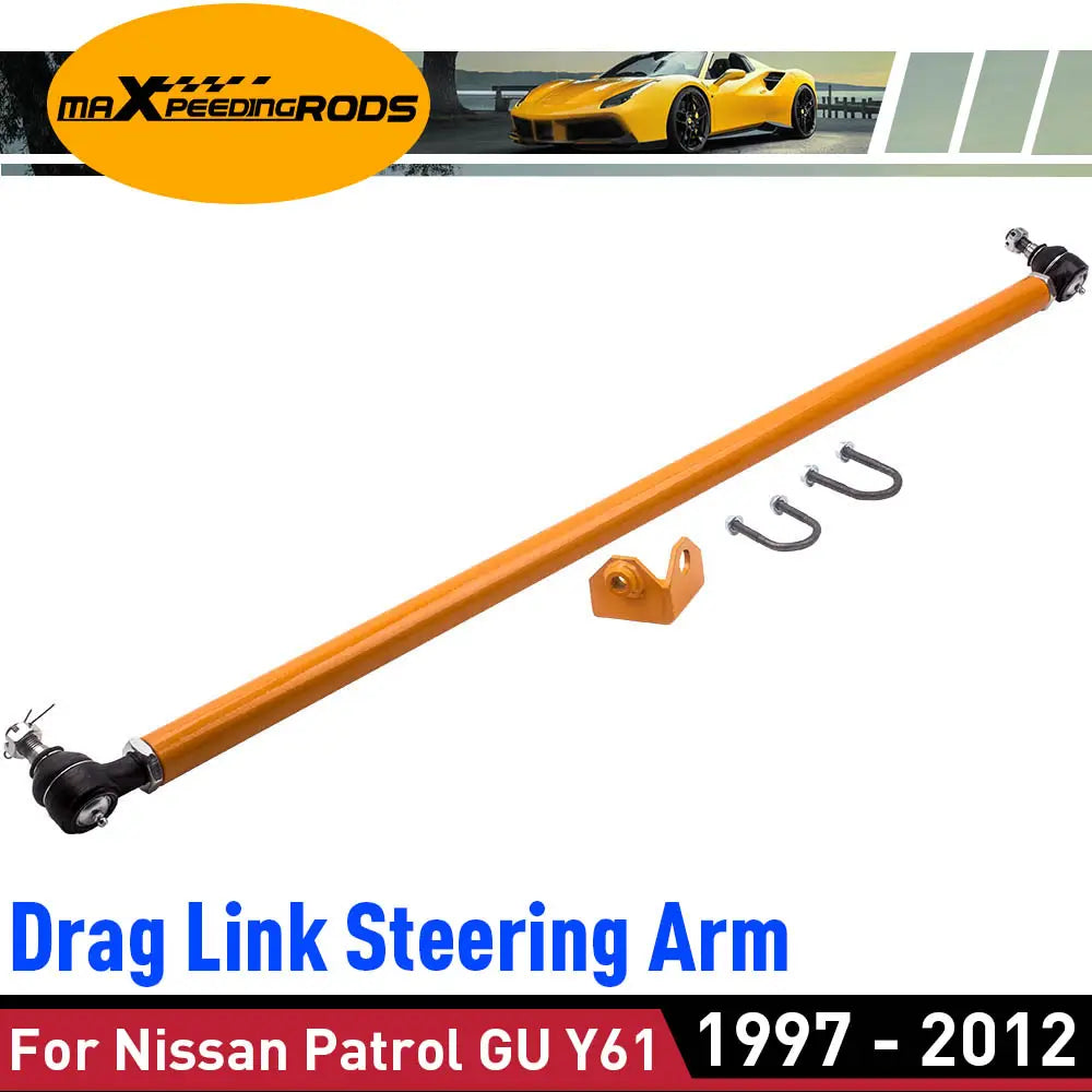 Front Heavy Duty Drag Link Steering Arm Rod for Nissan Armada 2004-2015 GU Y61