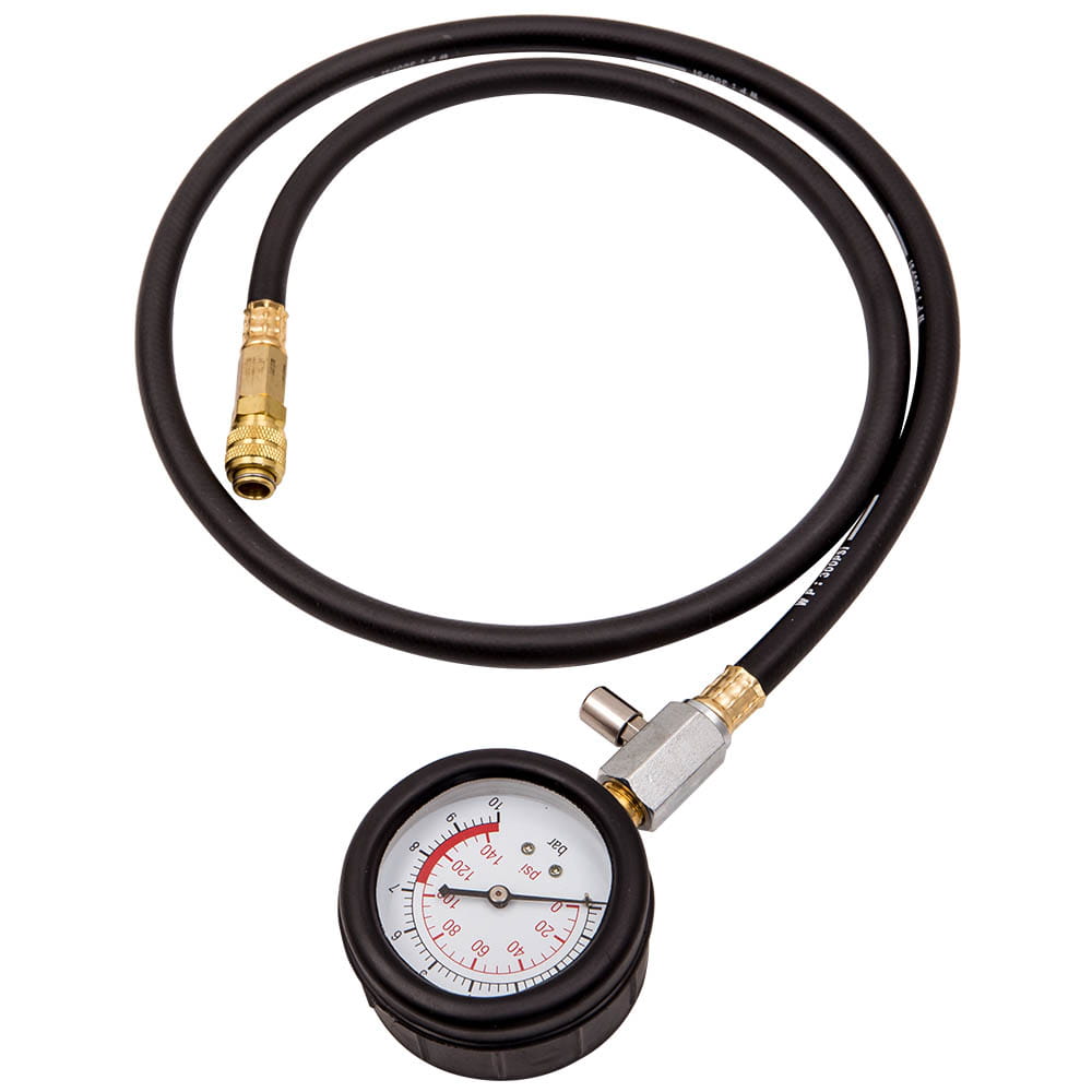 Engine Oil Pressure Test Kit Tester Car Garage Tools Oil Switch Port Adaptors