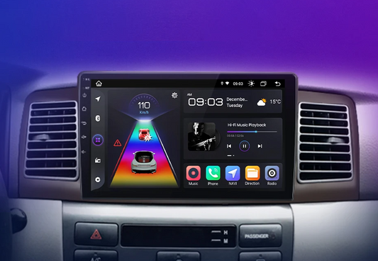 Radio do Toyota Corolla E120/E130 2000 - 2004 z Android Auto i Bezprzewodowym CarPlay