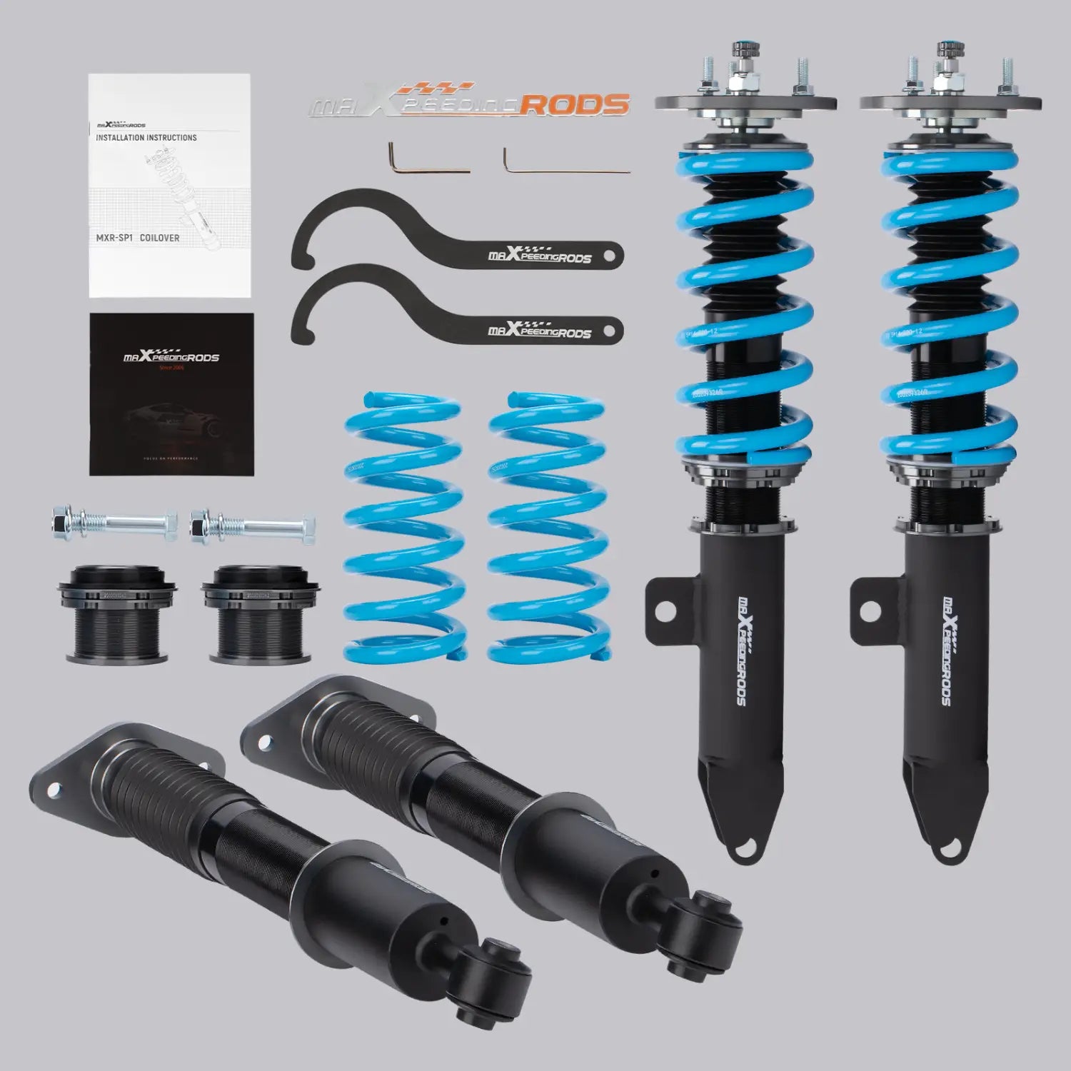24 Damping Level Coilover Lowering Kit For Chrysler 300C LE,LX Touring 3.5 04-10