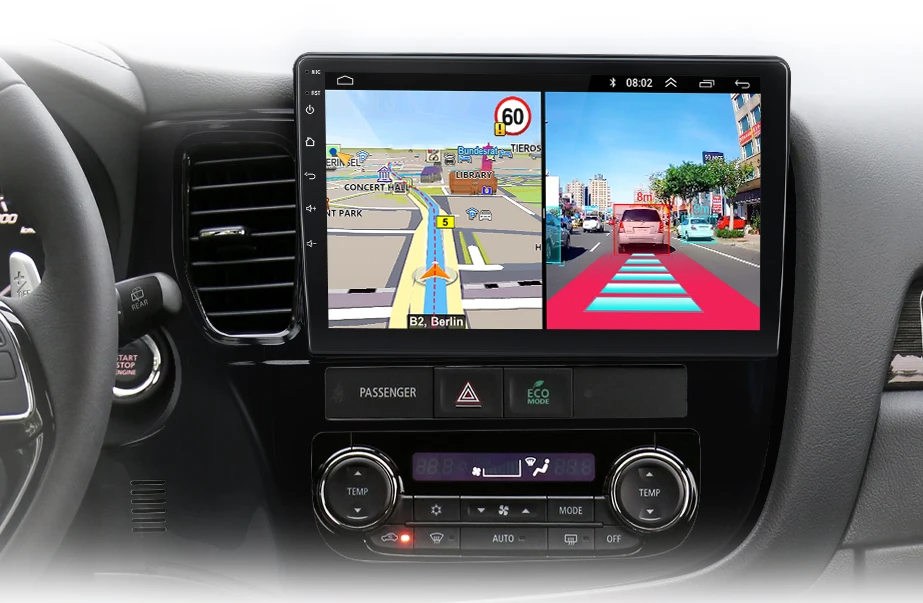 Raidió do Mitsubishi Outlander 3 ó 2012 - 2018 AI Voice Android Auto CarPlay Compatible