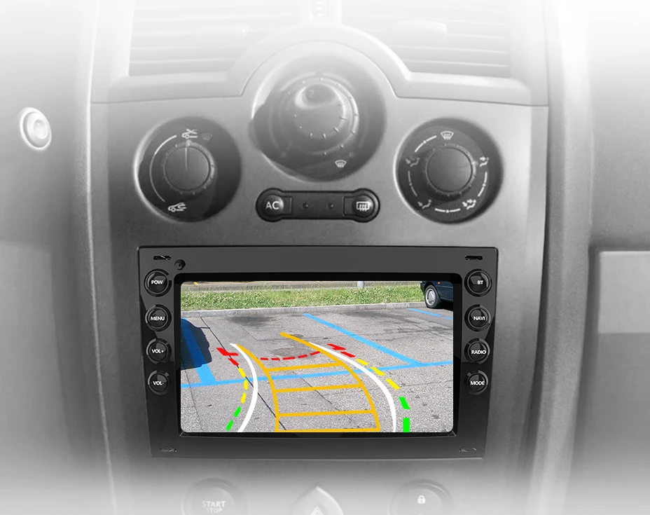 Rádió Renault Megane 2-höz 2002-2009 CarPlay és Android Auto 2DIN Multimedia - 4G GPS