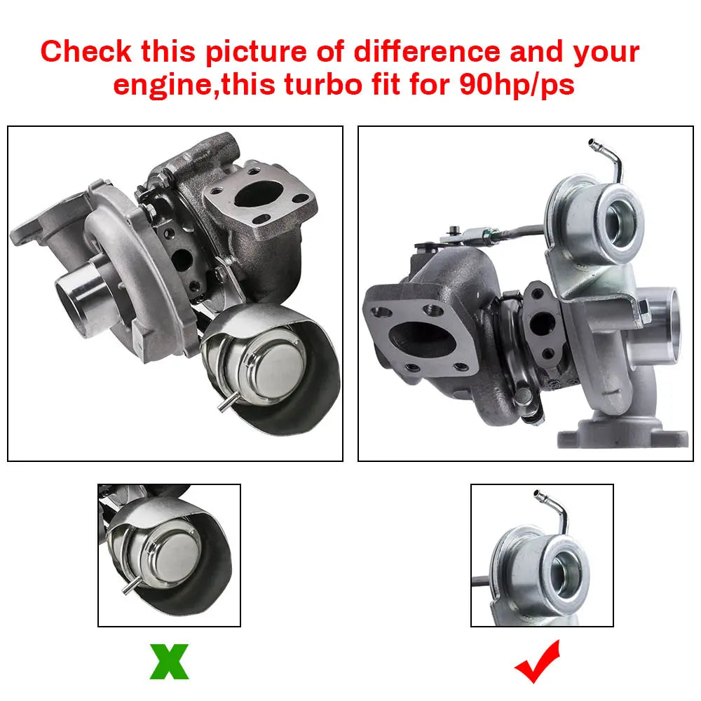 Turbo Turbocharger TD025 for Citroen Ford Peugeot 1.6HDI 49173-07508 90HP 66KW 4917307504