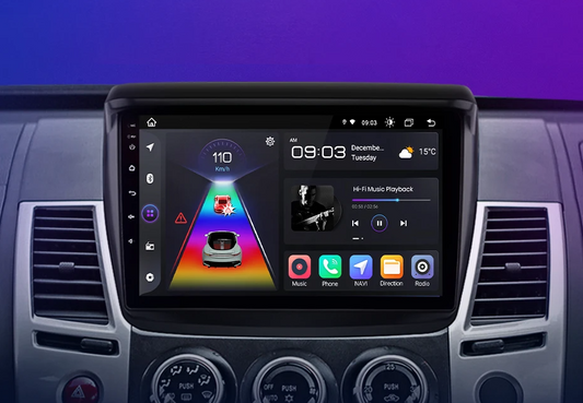 Radio pentru Mitsubishi Pajero Sport 2 / L200 / Triton 2008 - 2016 – Wireless CarPlay și Android Auto